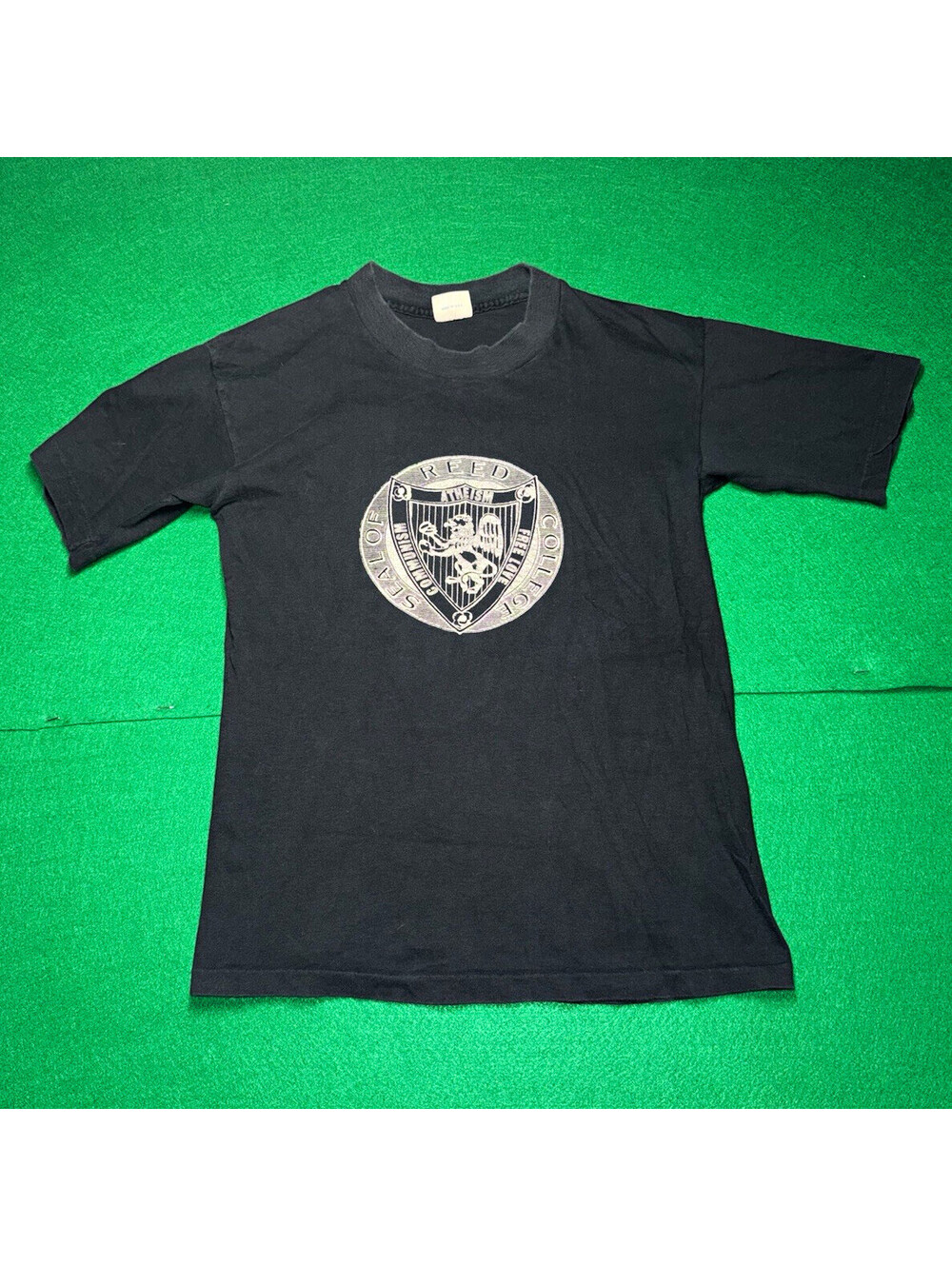 VTG 80s 90s Reed College Atheism CommunismFreeLove T Shirt S Belton SingleStitch